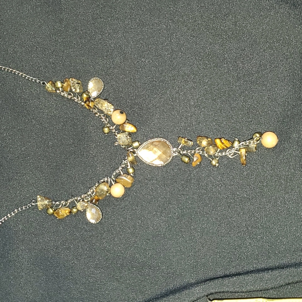 3/$10 Tiger Eye Stone Necklace